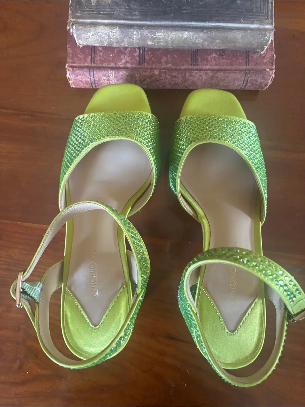 Antonio Melani Babs Satin Platform Dress Sandals